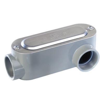 Caja de Registro Ovalada / 2" (50.8 mm) / Tipo LL / Aluminio Diecast / NPT / UL 514A / CSA | SIERRA STORE