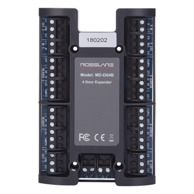 Módulo Expansor de Control de Acceso / 4 Puertos Wiegand / 4 Salidas Relé 5A NA/NC/COM / Comunicación Supervisada / 12 VCC / Diseño | SIERRA STORE