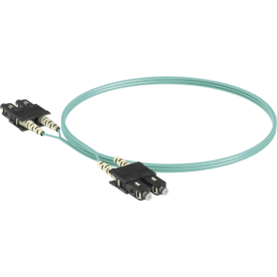 PANDUIT FZ23RSNSNSNM001 - Jumper de Fibra Óptica Multimodo 50/125 OM4, SC-SC Duplex, OFNR (Riser), Color Aqua, 1 Metro | SIERRA STORE