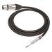 Cable de Audio / XLR 3 Polos Hembra a Plug 1/4 in Mono / Longitud 5 m (16.4 ft) / Conectores Seetronic Serie M / Blindado | SIERRA STORE
