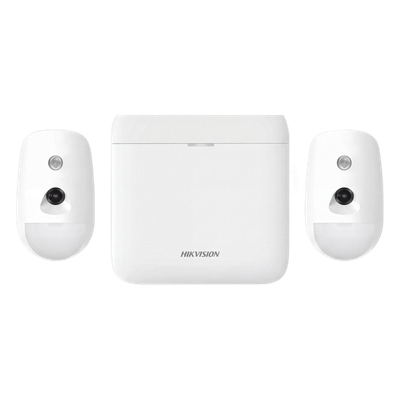 HIKVISION AX-PRO-KIT-PIR-CAM - Kit de Alarma Inalámbrica / 48 Zonas / 2 PIRCAM con Videoverificación / Batería de Respaldo 12 h / | SIERRA STORE