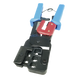Pinza para Plegar Conectores con Cavidades para RJ45 (8P8C), RJ11 (6P4C) y RJ9 (4P4C). Mecanismo para Plegado Asegurado. | SIERRA STORE