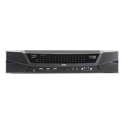 Switch KVM over IP / 64 Puertos / Full HD 1920x1200 / Dual NIC Gigabit / Virtual Media USB 2.0 / FIPS 140-2 / Cascada 512 Equipos | SIERRA STORE