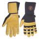 Guantes de Trabajo para Liniero / Cuero Blando / Nudillos Acolchados Doble Fila / Neopreno 4'' (102 mm) / Talla Grande | SIERRA STORE