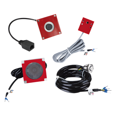 Kit de Accesorios para Intercomunicación / Cámara IP 720p HD / Micrófono Resistente al Agua / Parlante 5W / 8Ω / Botón de Llamada / | SIERRA STORE