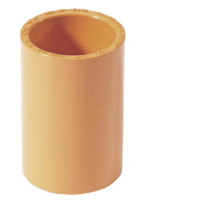 Cople Recto para Tubería de Detección de Humo / ¾" (20 mm) / CPVC Retardante a la Llama UL 94 / 15 Piezas | SIERRA STORE