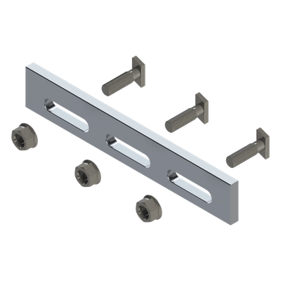 Soporte Inclinado Solar / Aluminio Serie 6000 / Ajustable / Compatible N Rail 4.72 / 135 g / Acero Inoxidable Grado 30 | SIERRA STORE