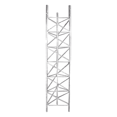 Tramo de Torre de Desplante / 60 cm Ancho / 1 1/4" Ced. 40 / 3 m Longitud / 99 m Altura Máxima / 200 km/h Viento / 2 pies Ancho | SIERRA STORE