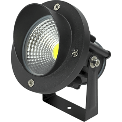 Luminario LED Tipo Estaca / COB / 12W / 110-240V~ 60Hz / IP65 / 2700 K Luz Cálida / Ángulo de Luz 36° / Cabeza Ajustable 45° a 85° / | SIERRA STORE