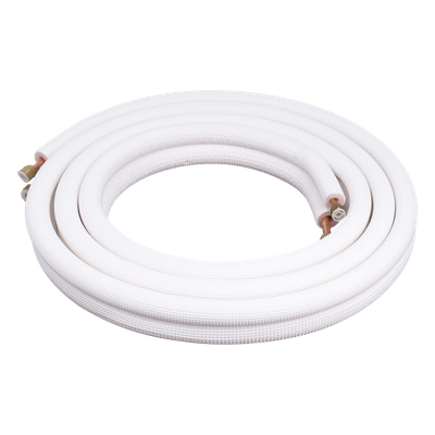 Kit de Tubería para Minisplit / Líneas 1/4" y 5/8" / Capacidad 2 a 3 Toneladas / Longitud 4 m (13.1 ft) / Aluminio con Puntas de Cobre | SIERRA STORE