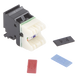 SIEMON MX6-F01 - Jack MAX UTP Categoría 6, Estilo 110, Montaje Plano, Color Negro | SIERRA STORE