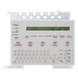 Teclado LCD para Panel de Incendio / Pantalla Retroiluminada 80 Caracteres / Teclado QWERTY / 12 LEDs de Estado / Español / Serie ONYX | SIERRA STORE
