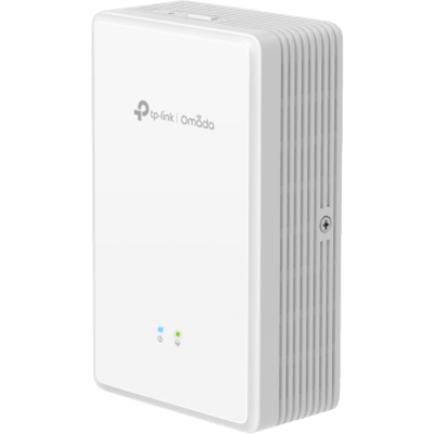 Punto de Acceso GPON de Pared / AX1800 Wi-Fi 6 / 1.8 Gbps / 2 Puertos Gigabit con PoE de Salida / FXS VoIP / Gestión Cloud Omada / | SIERRA STORE