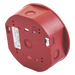 Caja de Montaje en Techo / Para Sirena / Color Rojo / Diseño Compacto / Compatible Serie L | SIERRA STORE
