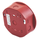 Caja de Montaje en Techo / Para Sirena / Color Rojo / Diseño Compacto / Compatible Serie L | SIERRA STORE