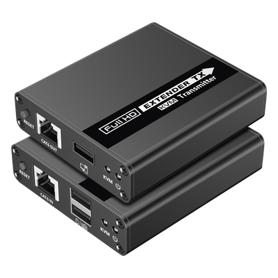 Kit extensor KVM (HDMI y USB) | 40m a 4k@30Hz  | 70m a 1080P@60Hz | Cat 6, 6a y 7 | CERO LATENCIA | HDR | Salida Loop | Salida de | SIERRA STORE