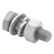 Tornillo estructural de alta presión / 1/2" x 1-3/4" / A325 / Con tuerca y arandela plana | SIERRA STORE