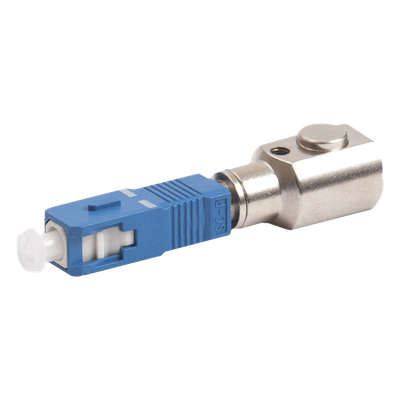 Adaptador de Fibra Óptica Desnuda / Conector SC/PC / Fibra hasta 250 micras / Multimodo y Monomodo / Compatible con OTDR, Medidor de | SIERRA STORE