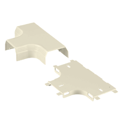 PANDUIT T45TWH - Accesorio en T para Canaleta / PVC Rígido / UL94V-0 / 0 a 50°C / Bajo Voltaje / Blanco | SIERRA STORE