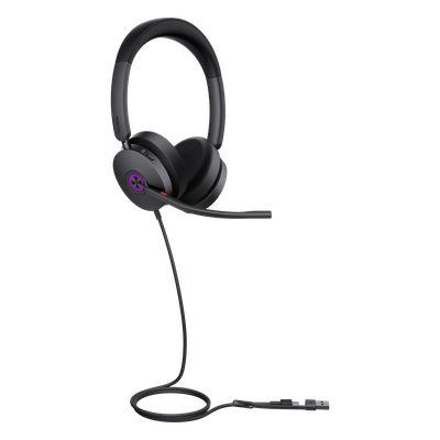 Diadema Dual / ANC Híbrido / USB-C/A / Certificación Teams / 20Hz-20kHz / 4 Micrófonos | SIERRA STORE