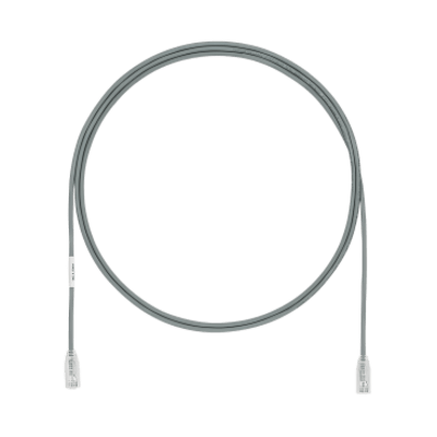 PANDUIT UTP28SP15GY - Cable de Parcheo TX6, UTP Cat6, Diámetro Reducido (28AWG), Color Gris, 4.57 Metros (15 Pies) | SIERRA STORE