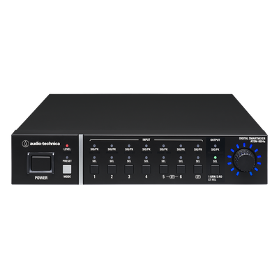 Mezclador Digital Automático / 6 Canales / Cancelación de Eco / 24-bit / Phantom 48V / Rack | SIERRA STORE