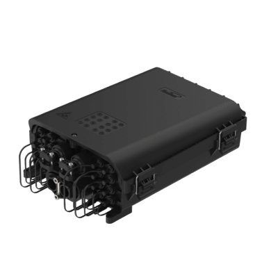 Caja de Distribución Óptica Preconectorizada / IP68 / 96 Empalmes / 2 Splitters 1x4 / 8 Puertos / Exterior | SIERRA STORE