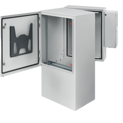 Gabinete Industrial ProTek de Puerta Sólida, Con Aire Acondicionado de 4000 BTU, Protección NEMA Tipo 4/12/4X; IP66; IK10, Abatible | SIERRA STORE