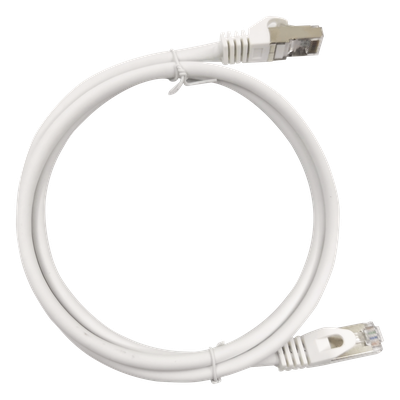 LINKEDPRO BY EPCOM LP-STP-6A-100-WH - Patch Cord / Cat6A Blindado / 10G / 1.0 m (3.28 ft) / 500 MHz / AWG 27 / Blanco | SIERRA STORE