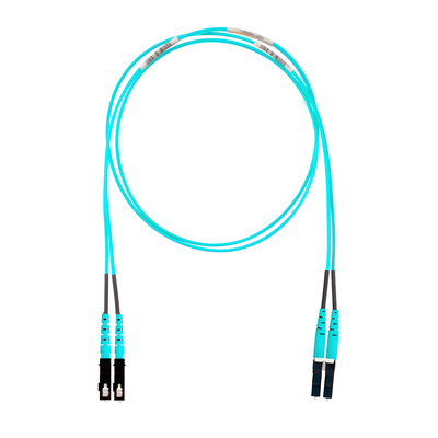 PANDUIT FX2ERLNSNSNM015 - Jumper de Fibra Óptica / Multimodo OM3 50/125 / LC-SC Dúplex / OFNR Riser / Aqua / 15 m (49.21 pies) | SIERRA STORE