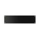 Tapa Ciega para Rack / 2 UR / Acero 2.66 mm / 3.47 x 19.00 x 0.11 in / Negro | SIERRA STORE