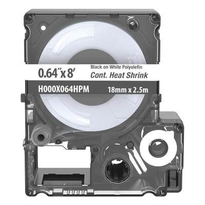 PANDUIT H000X064HPM - Casete de Etiquetas Termocontráctiles / Poliolefina 2:1 / 16.3 mm Ancho / 2.4 m (7.87 pies) Largo / Cables | SIERRA STORE