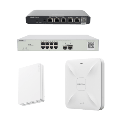 Equipos Ruijie DEMO Ideal para Probar Integraciones de Redes Business y Enterprise con WiFi 6 - RUIJIE