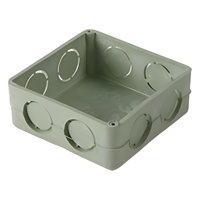 Caja Cuadrada Conduit / PVC Pesado 1/2" / NMX-E-012 / Autoextinguible / Apto para Sistemas Aislados a Tierra | SIERRA STORE
