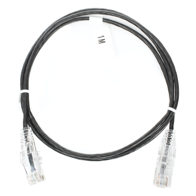 LINKEDPRO BY EPCOM LP-UT6-100-BK-28 - Cable de Parcheo Slim UTP Cat6 / 1 Metro (3.28 Pies) / 28 AWG / Negro / 1 Gbps+ | SIERRA STORE