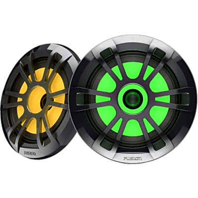 Altavoces marinos / 6.5" (6.93" x 2.32") / LED RGB multicolor / IP65 / 80W pico / 4 ohmios | SIERRA STORE
