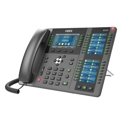Teléfono IP / 20 Líneas SIP / Triple Pantalla Color / 106 Teclas DSS Programables / Bluetooth / PoE / Gigabit | SIERRA STORE