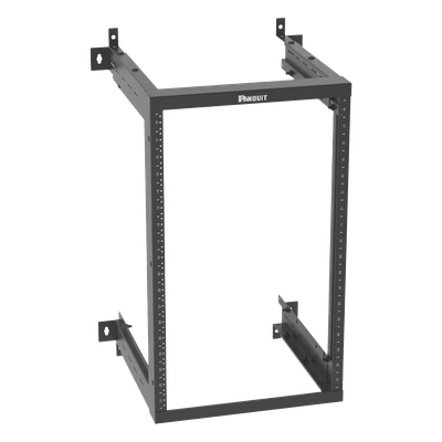 PANDUIT AWMR18 - Rack de Montaje en Pared / 19 Pulgadas / 18 UR / Profundidad Ajustable 18/21.5/25 Pulgadas / Rieles Roscados #12-24 | SIERRA STORE