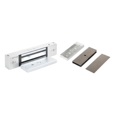 Kit de Control de Acceso / Chapa Magnética 1200 lbs (545 kg) / Montaje en U para Puerta de Cristal / Uso Interior / Certificación UL / | SIERRA STORE