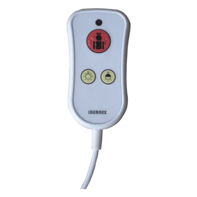 Pulsador de Cama Multifunción / IP67 / Botón Alarma / Control Luz / Cable Ignífugo 2m (6.5ft) / Conector DIN 7 Pines | SIERRA STORE