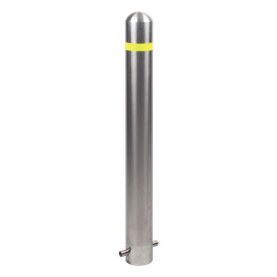 ACCESSPRO XB-900-FO - Bolardo Fijo / Acero Inoxidable SS304 / 900 mm (2.95 ft) / Ø 114 mm / Espesor 2 mm / Operación Manual | SIERRA STORE