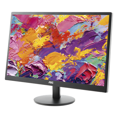 Monitor  LED de 22", Resolución 1920 x 1080 Pixeles con Entradas de Video HDMI/VGA | SIERRA STORE