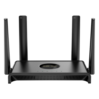 Router 4G LTE / CAT.4 150 Mbps / Wi-Fi 4 N300 / 4 Puertos 10/100 / 4 Antenas Externas / Slot Micro SIM / Cloud | SIERRA STORE