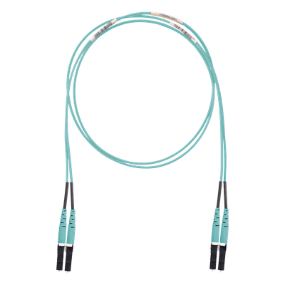 PANDUIT FX2ELLNLNSNM010 - Jumper de Fibra Óptica / Multimodo OM3 50/125 / LC-LC Dúplex / LSZH / 10 m (32.81 ft) / Aqua | SIERRA STORE