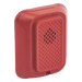 Sirena de Notificación para Pared / 88+ dBA / 12 o 24 Vcd / Tono y Volumen Seleccionables / Diseño Enchufable / Color Rojo | SIERRA STORE