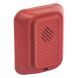 Sirena de Notificación para Pared / 88+ dBA / 12 o 24 Vcd / Tono y Volumen Seleccionables / Diseño Enchufable / Color Rojo | SIERRA STORE