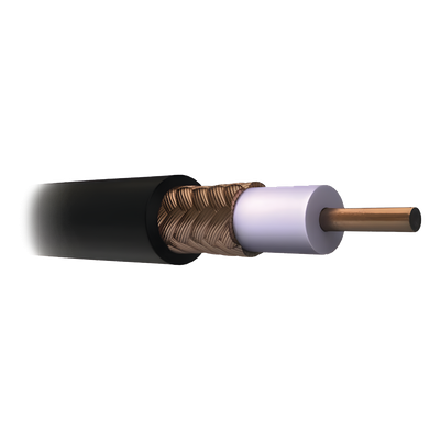 Cable Coaxial RG11/U / 305 m (1000 ft) / AWG 14 / PE Espumado / Blindaje 60% / Intemperie / Video Vigilancia | SIERRA STORE