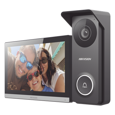 HIKVISION DS-KIS313-P - Kit de Videoportero Híbrido / Pantalla Táctil 7 | SIERRA STORE