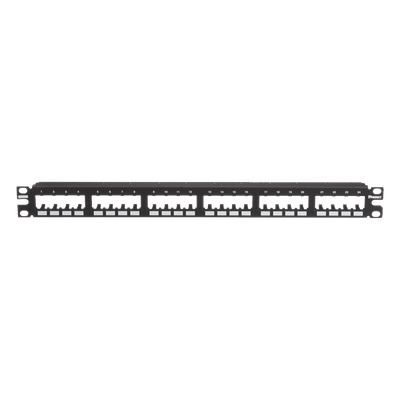 PANDUIT CPP24FMWBLY - Panel de Parcheo Modular / 24 Puertos / 1UR / Montaje al Ras / 19" o 23" / Sin Blindaje / CRS y ABS | SIERRA STORE