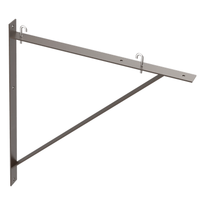 Kit de Soporte Triangular a Pared / Para Escalerillas de 15, 18 y 24 in (381, 457 y 610 mm) / Acero al Carbono Suave / Acabado en | SIERRA STORE